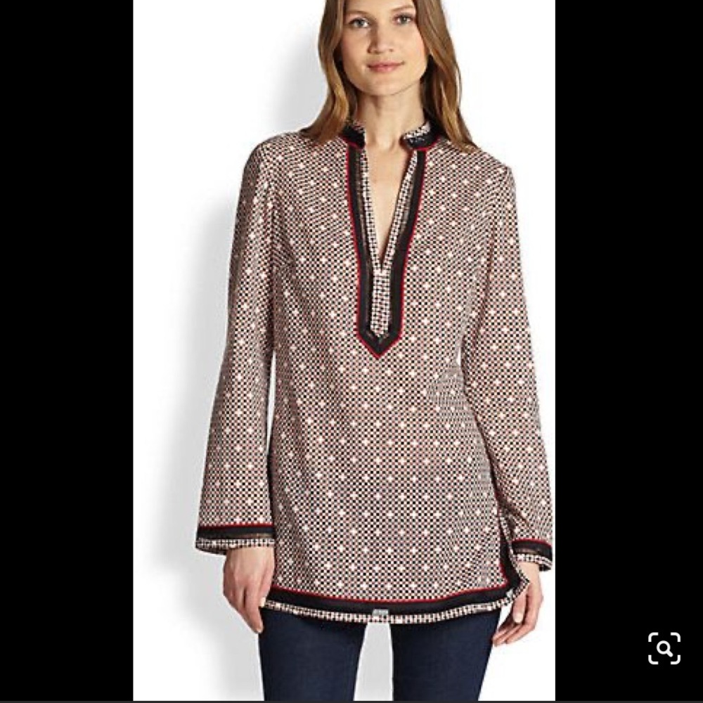 Tory Burch Tunic with Checker pattern